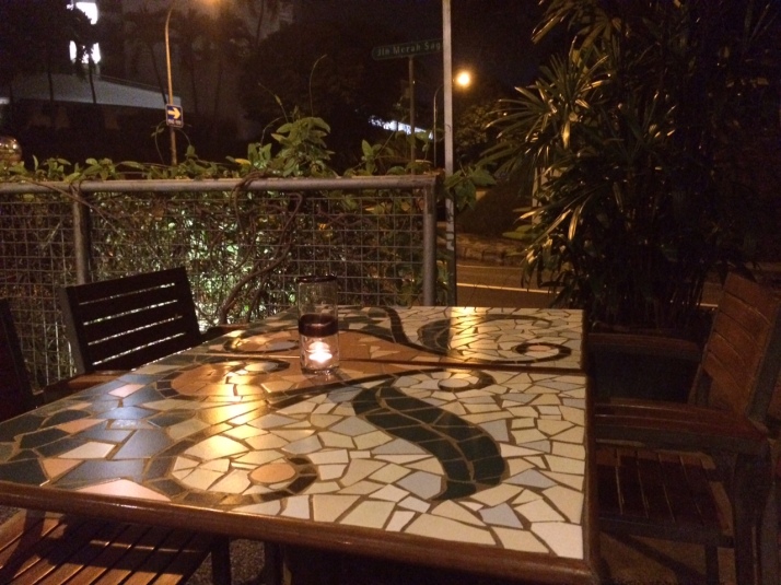 I liked the tiled tables at Original Sin